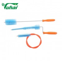 3pcs for one set Triple brushes for milk machine cleaning PA material milk tube brush